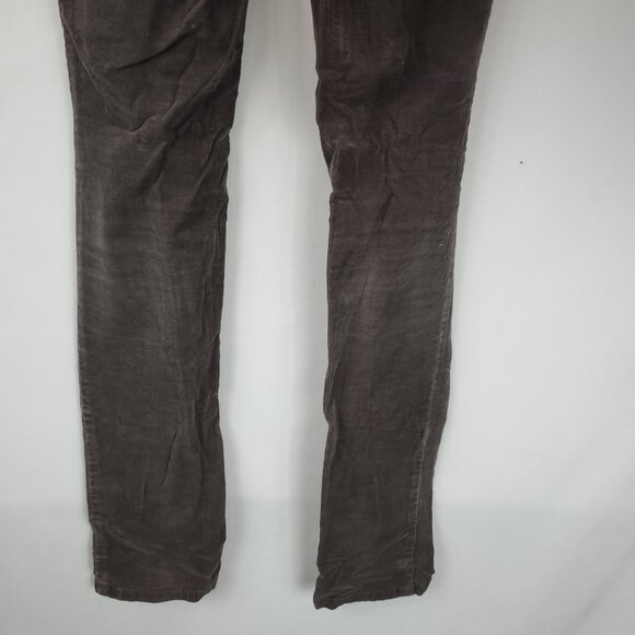 Jessica Simpson Forever Skinny Greyish Brown Corduroy Style Skinny Pants Sz 26R - Picture 9 of 14